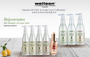 Marula oil hair and scalp collection