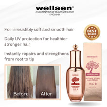 Wellsen Gift Set- Marula Oil Shampoo for Dry & Damaged Hair + Intensive Care Conditioner + Intense Repair Hair Serum(MAC 1+ MAC 1D+ MAC 8)