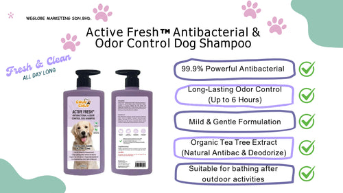 Chup Chup Active Fresh Antibacterial & Odor Control Dog Shampoo