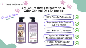 Chup Chup Active Fresh Antibacterial & Odor Control Dog Shampoo