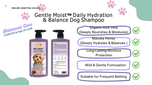 Chup Chup Gentle Moist Daily Hydration & Balance Dog Shampoo