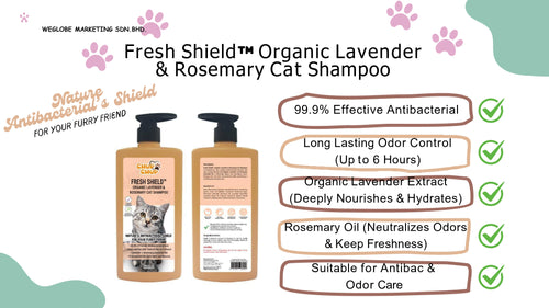 Chup Chup Fresh Shield Organic Lavender & Rosemary Cat Shampoo
