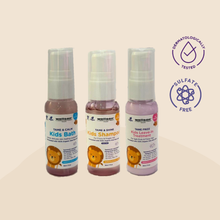 Wellsen Kids Travel Set 30ml (Kids Shampoo+ Kids Bath+ Kids Leave in-Treatment)