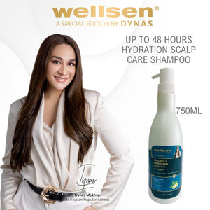 Wellsen Dynas Cooling and Refreshing Shampoo + FREE Hair Mask 100ml +FREE Hair Serum 10ml