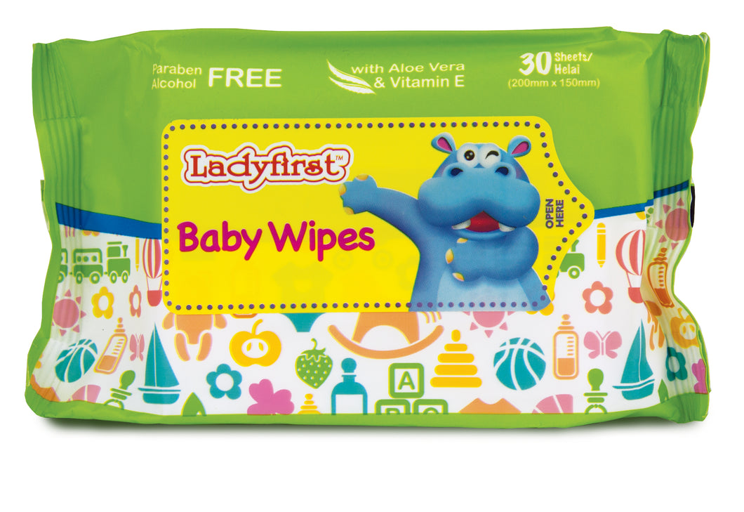 Ladyfirst Hipopo Baby Wipes with Fragrance