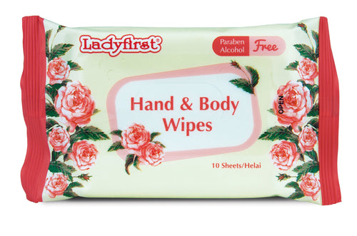 Ladyfirst Hand & Body Wipes
