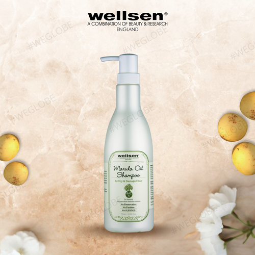 Dry & Damaged Hair Shampoo - Wellsen Marula Oil