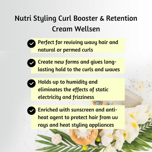 Nutri Styling Curl Booster & Retention Cream Wellsen